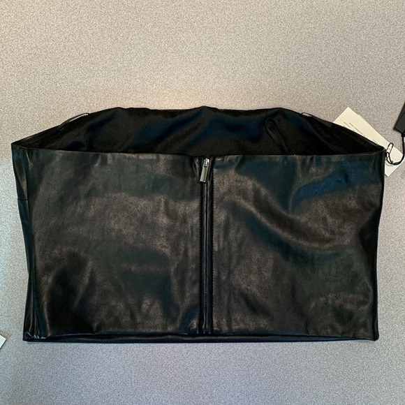 Aritzia TEN by Babaton Faux Leather Tube Top - Picture 8 of 9